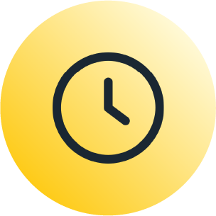 icono reloj ahorro de tiempo