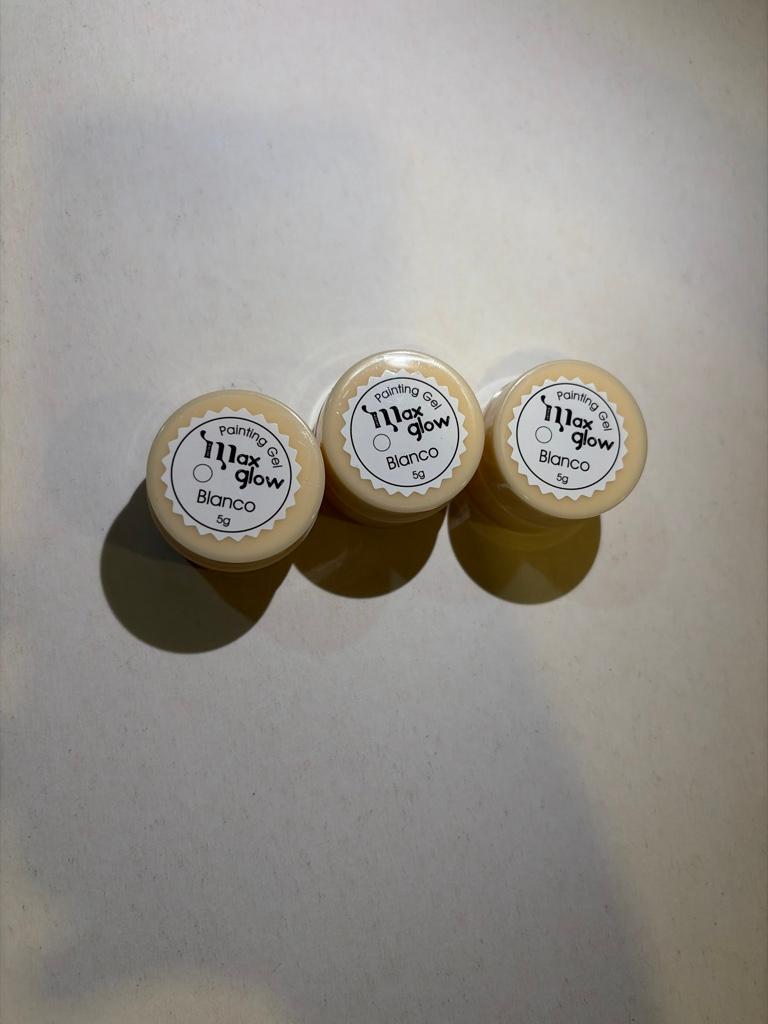 Painting gel blanco maxglow