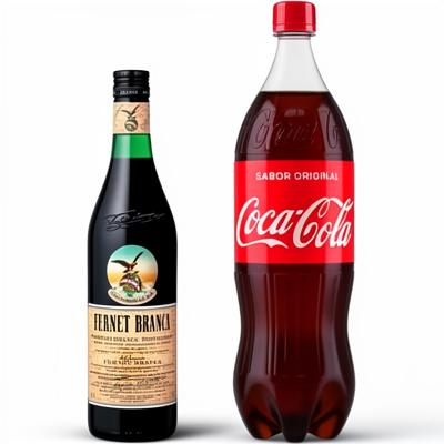 1 Branca 450 ml + 1 Coca 1.5 lts (Combo)