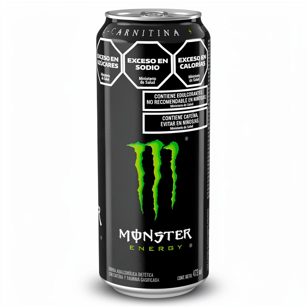 Monster NEGRO 473 cm3 (SIX PACK / 6 unidades) 