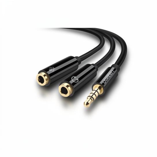 ADAPTADOR 3.5MM A 2 HEMBRA AUDIO Y SONIDO UGREEN 30620