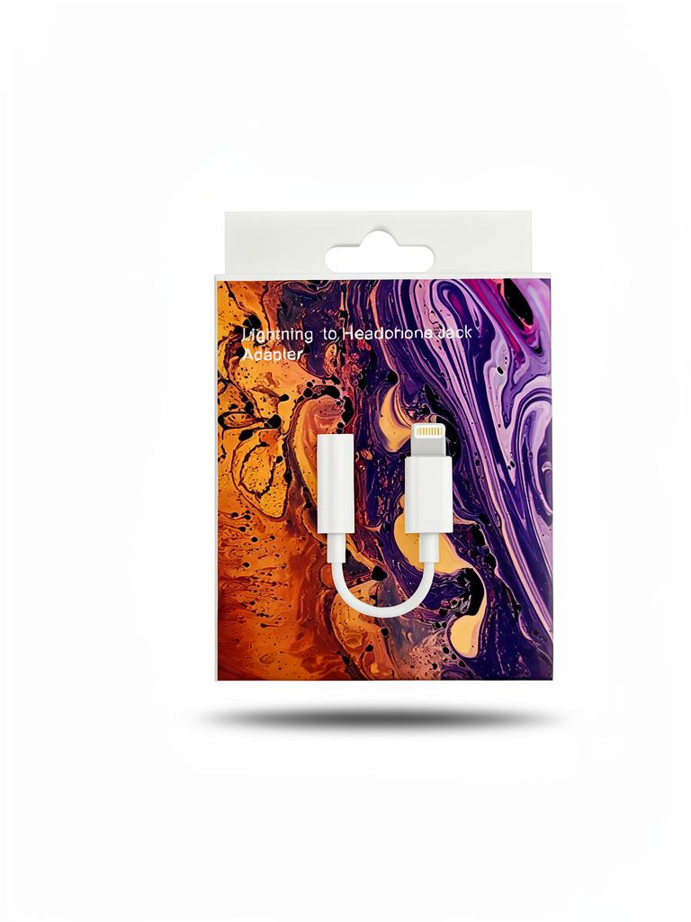 ADAPTADOR DE LIGHTNING A 3.5MM BLANCO