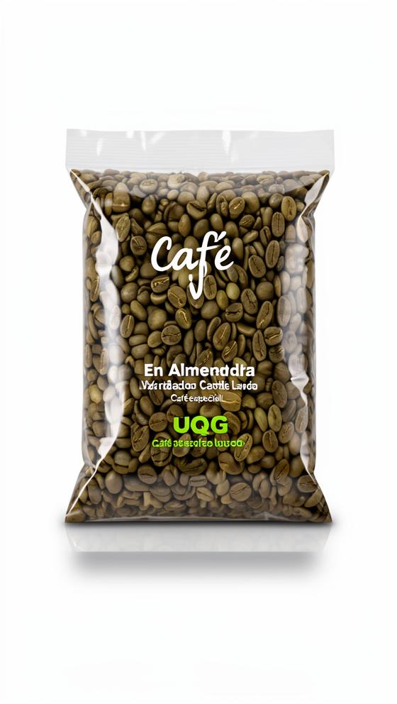 Café En Almendra Verde UQG Variedad Castillo Lavado X kg 