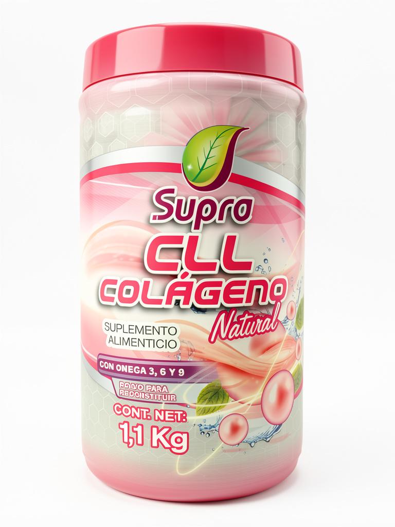 Colágeno Sabor Natural Supra 1,1Kg