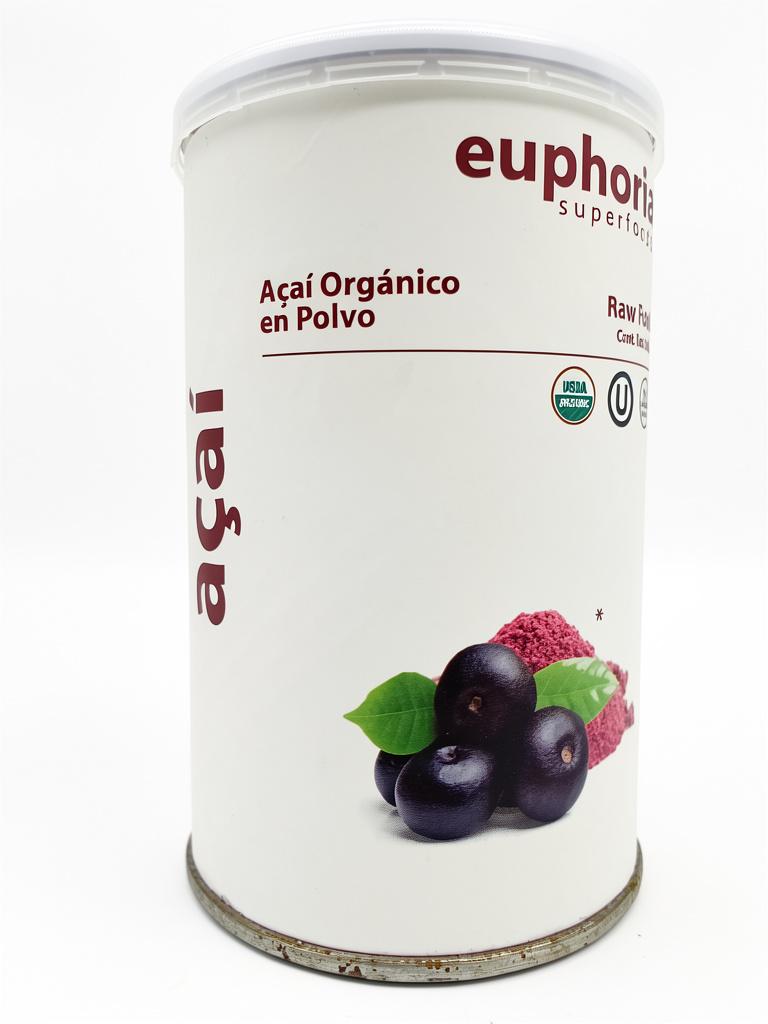 Acai Polvo Organico 100g Euphoria