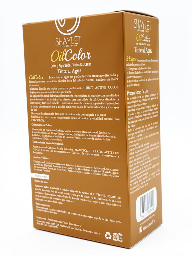 Miniatura 3 de 3.2 Castaño Claro TinteNatural Hena Shaylet NI-R7 | Con Aceite de Coco, Karite, Argan, CubreCanas,