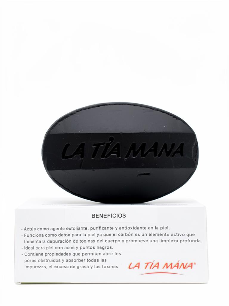 Miniatura 2 de Jabón Carbón Activado Tía Maná 125gr.