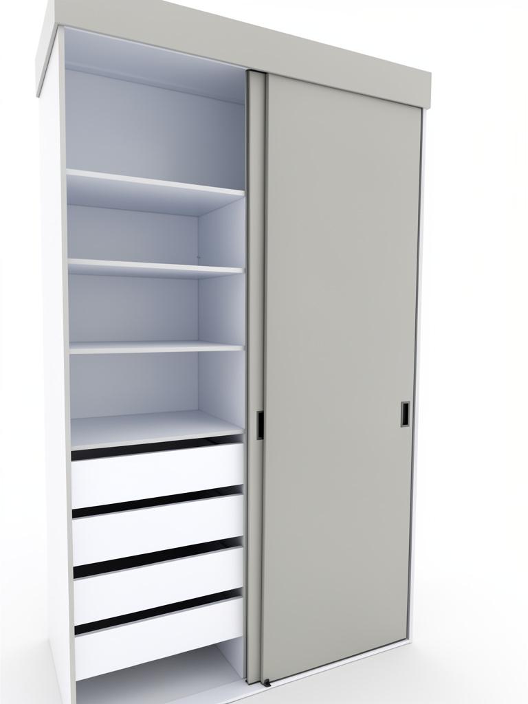Closet de 1.60 x 2.30 fabricado en melamina rh
