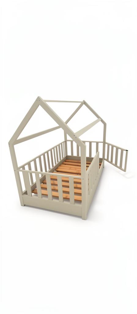 Cama casita con puerta