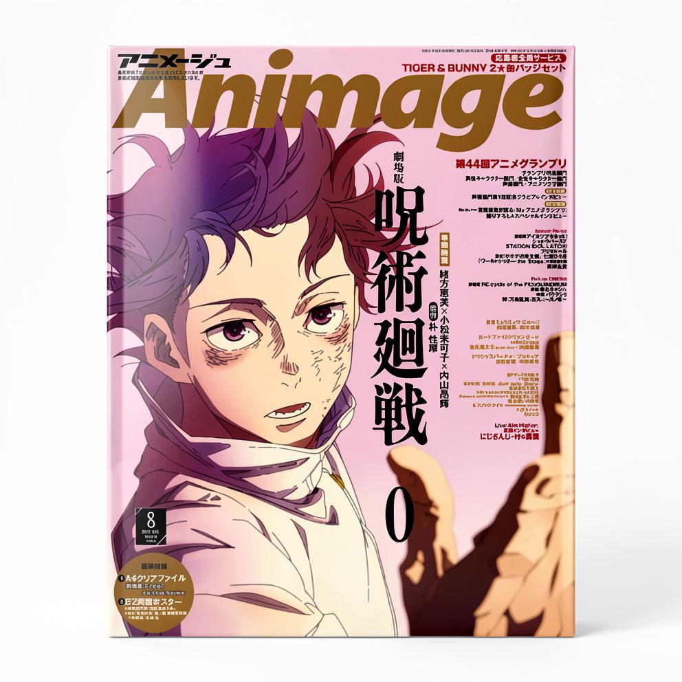 JUJUTSU KAISEN With Appendix) Animage August 2022