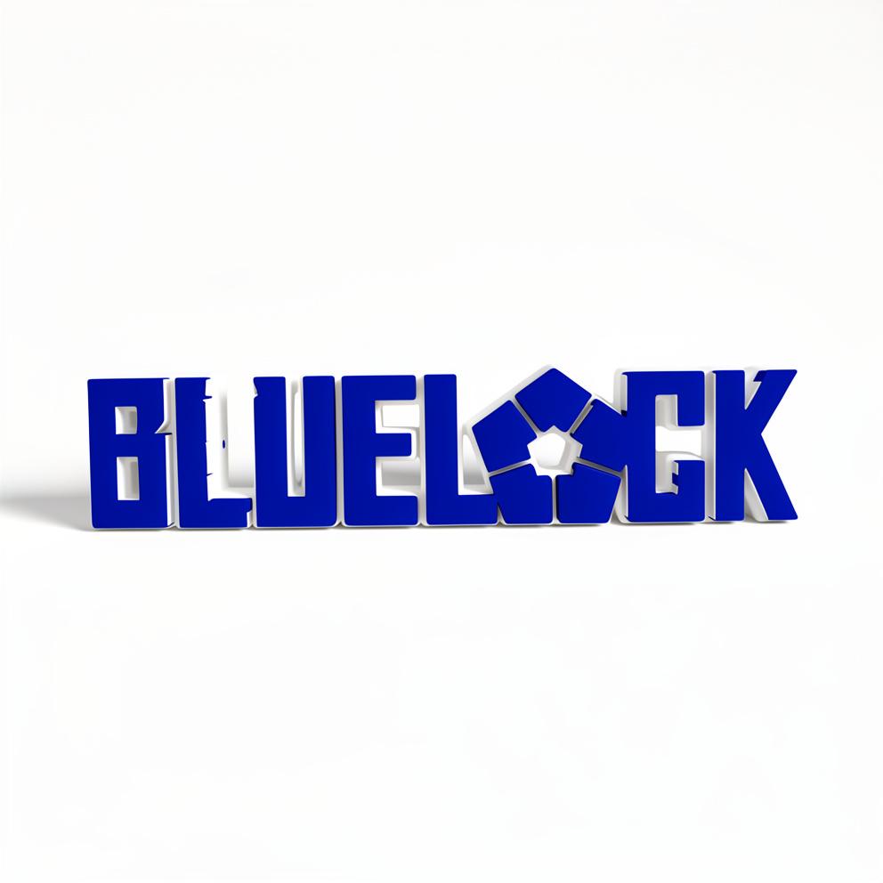 LETRERO BLUE LOCK