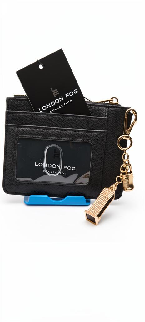 London Fog negro tarjetero