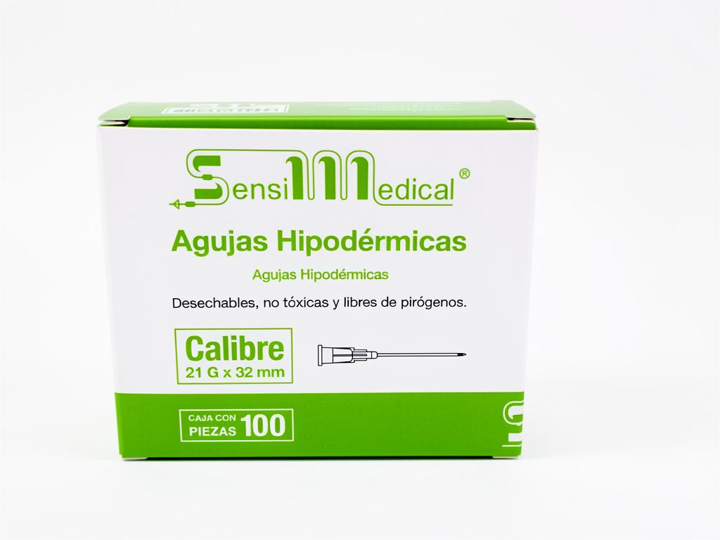 Aguja Hipodérmica por pieza