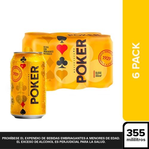 6 pack de poker