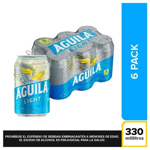 6 pack aguila light