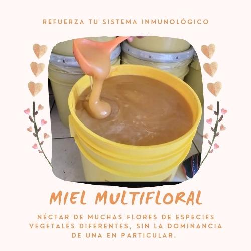 Cubeta de miel multiflora