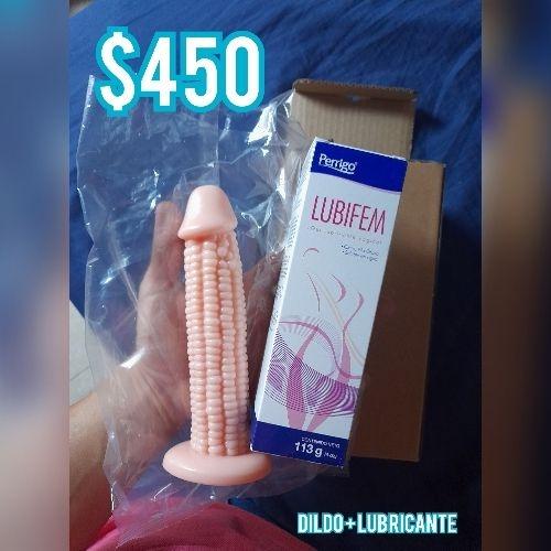 Dildo elote + Lubricante