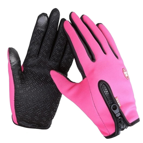 1 par Guantes impermeables unisex / Rosa Ch