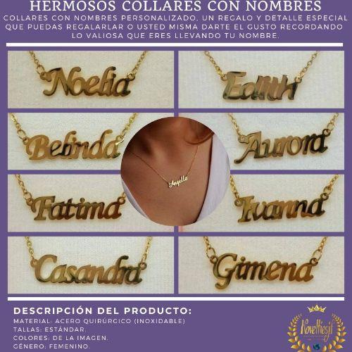 COLLARES CON NOMBRES
