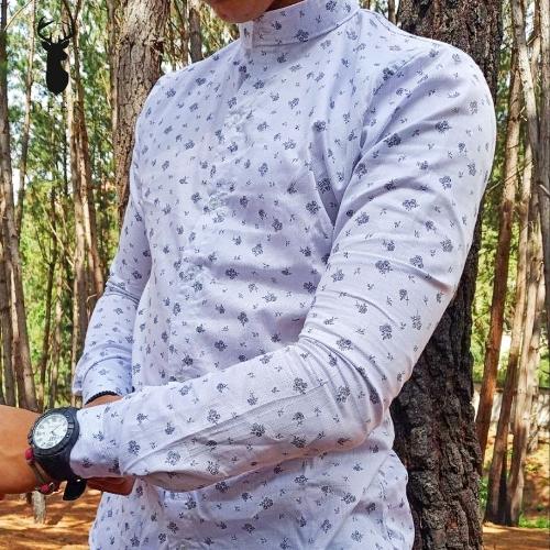 Camisa Estampada | Blanco 