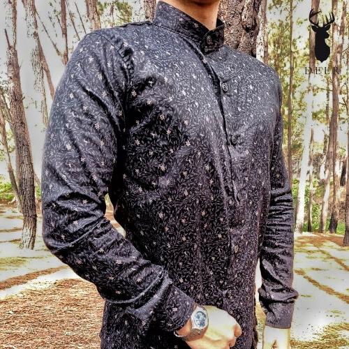 Camisa Estampada | Negra
