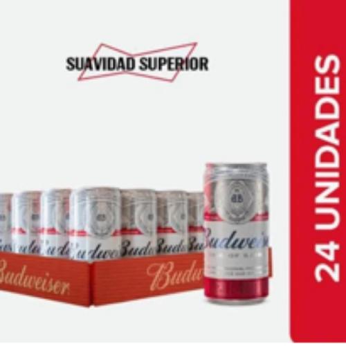 Cerveza Budweiser Lata 24 Und.