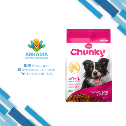  CHUNKY ADULTO CORDERO, SALMON Y ARROZ /1.5 kg