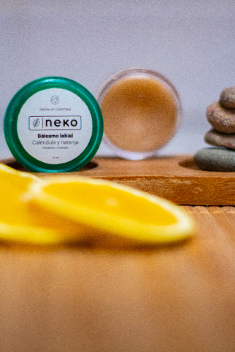 Bálsamo labial de caléndula y naranja