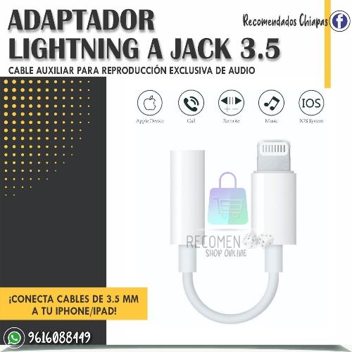 Adaptador Lighthning a Plug Hembra
