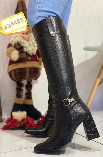  Botas negras P/Dama estilo Gavial #4 