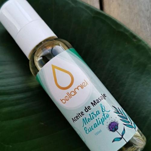 Aceite de masaje de Melisa y Eucalipto