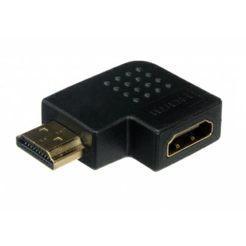 ADAPTADOR CUPLA CODO HDMI ANGULO DE 90 GRADOS MACHO HEMBRA w