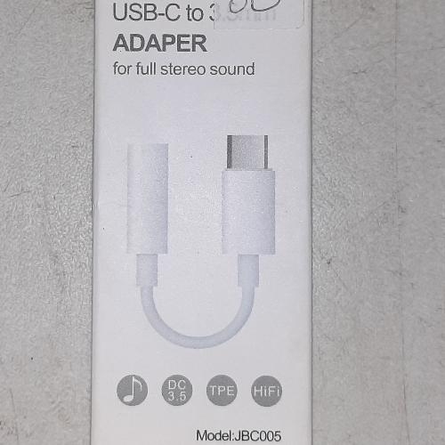 ADAPTADOR TIPO C A 3.5 AUDIFONO