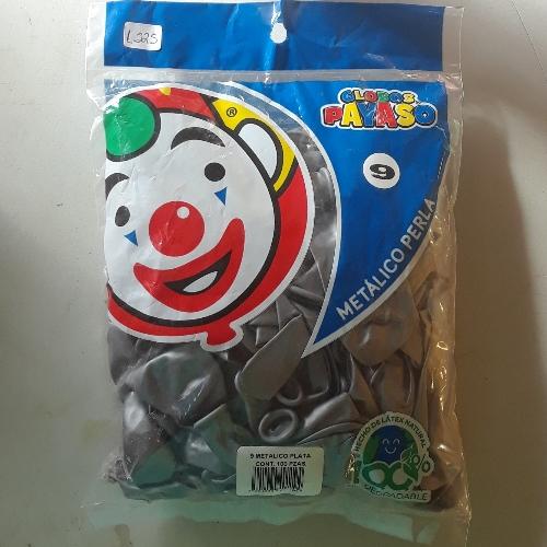  Bolsa de Bombas metálico plata#9