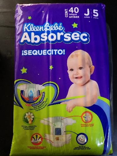 Absorbsec Jumbo 40 pañales