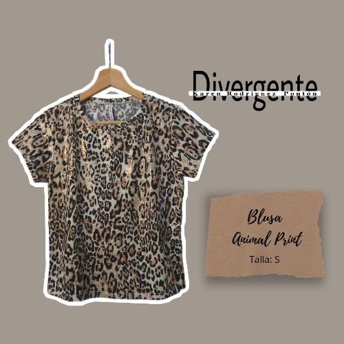 Blusa animal print