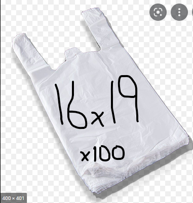 Bolsa Condor 16x19x100 T-Shirt Blanco 1503
