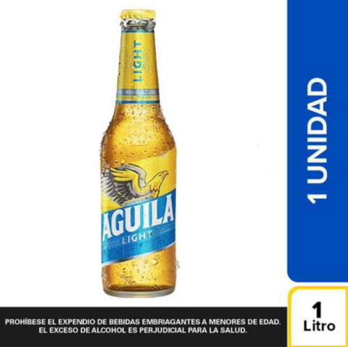 Aguila light botella x 1000ml