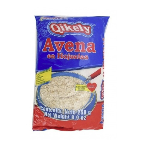 Avena Qikely En Hojuelas Bolsa x 250 gr