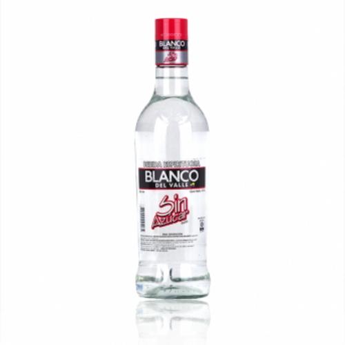 Aguardiente Blanco del Valle sin azúcar Botella 750cc 