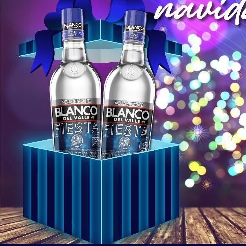 Aguardiente Blanco Fiesta Botella 750cc 