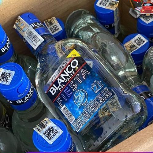 Aguardiente Blanco Fiesta Caneca 375cc 
