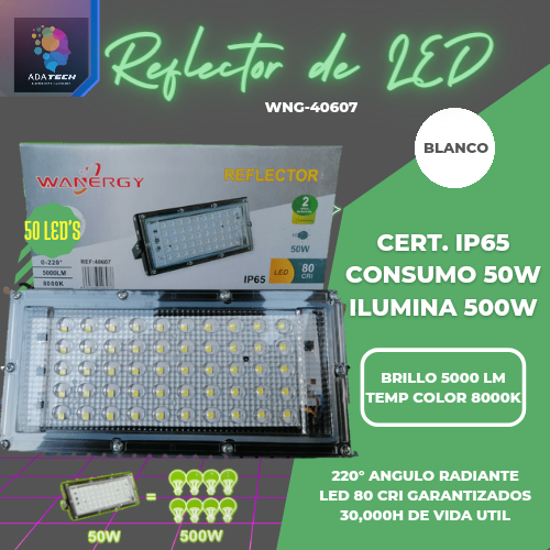 Reflector LED 50w
