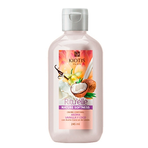 Crema Hidratante Corporal, Aroma Vainilla Y Coco
Con Aceite Esencial De Limón