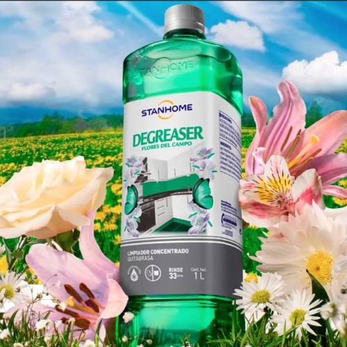 DESENGRASER FLORES DE CAMPO Limpiador Concentrado Quita grasa