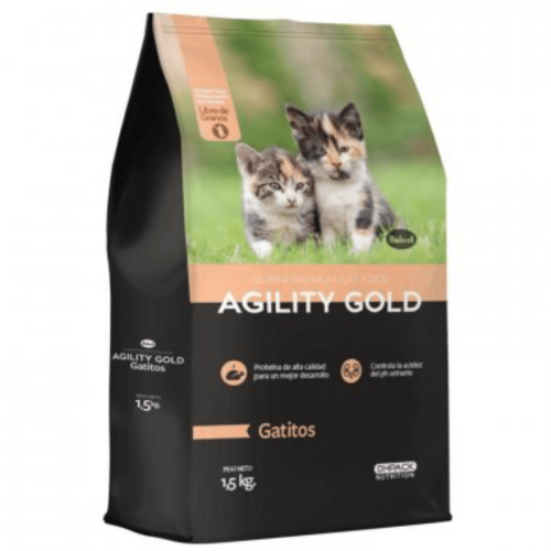 AGILITY GOLD GATITOS X 1.5 KL
