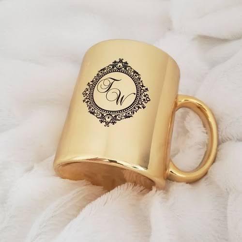 Taza Dorada 11 Oz