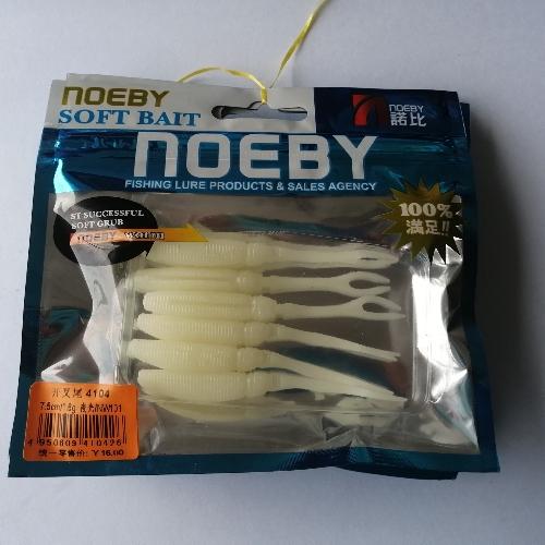 6pc de vinilo 7.5cm, 1.6gr - Noeby 01