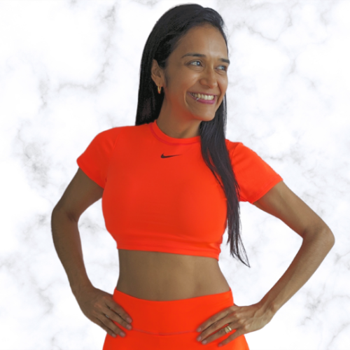 CROP TOP NARANJA