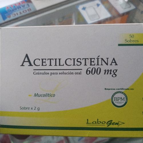 Acetilcisteina 600mg